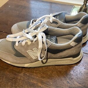 New Balance 998 Grey/Silver Made in USA - Mens size 10 - New Without Box